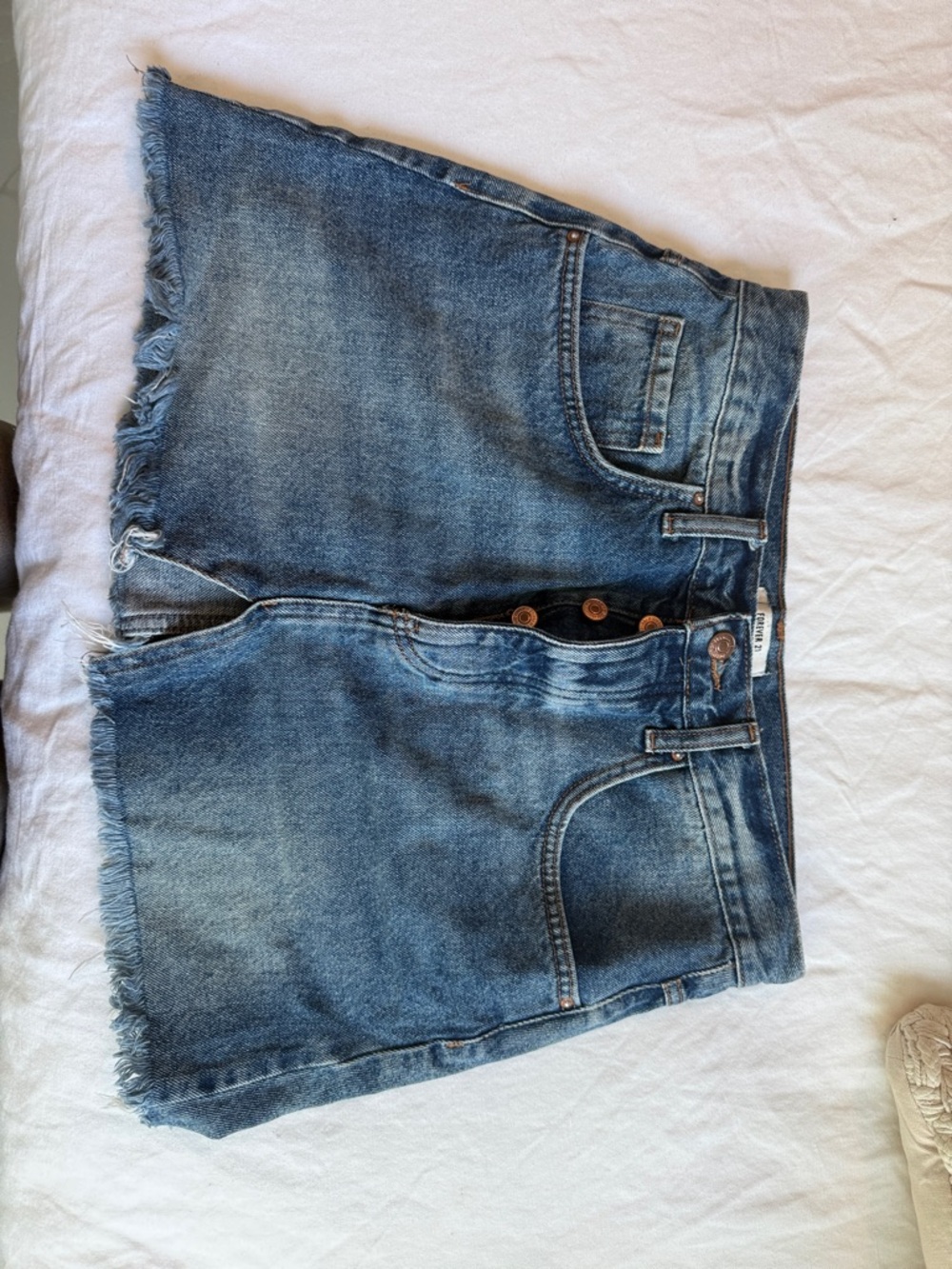Forever 21 Blue Denim Mini Skirt
